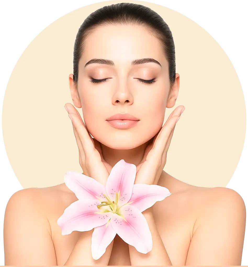 Professional facial treatment